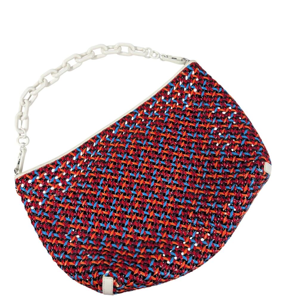 Elizabeth & James Colorful Weave Bag Summer Beach Colorful